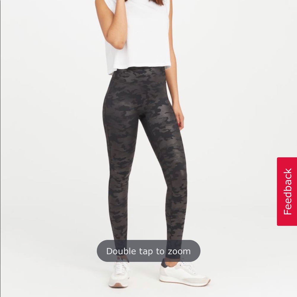 Spanx faux camo leggings